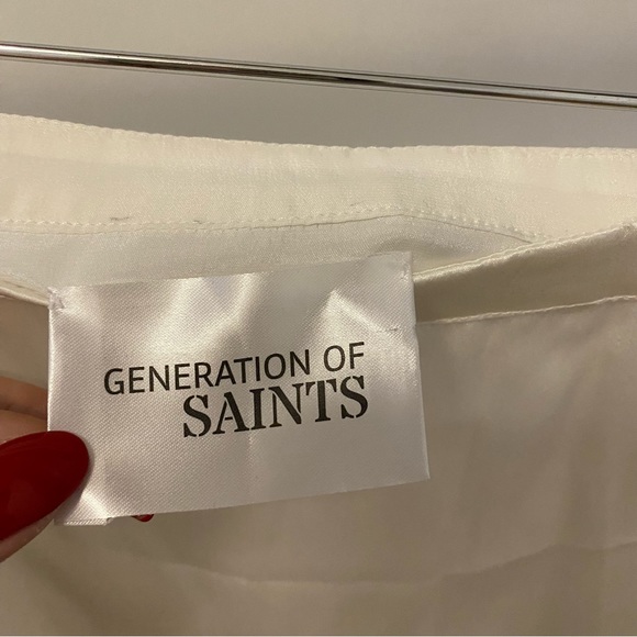 AREYOUAMI Style Silk Top + Skirt Set - Picture 5 of 9